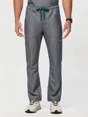 FIGS Cairo Cargo Scrub Pants Mens Small Gray Healthcare Medical Nursing NWT C